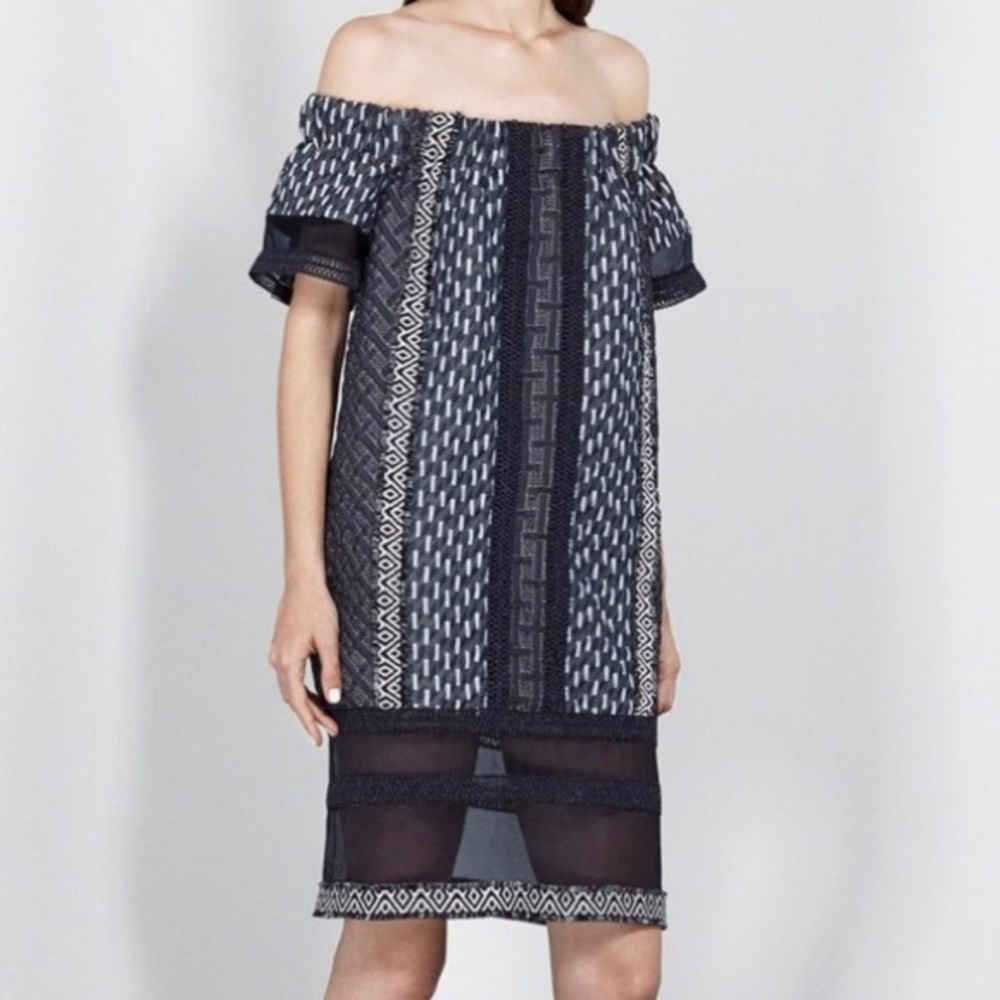 NWOT Jonathan Simkhai Organza Brocade Dress